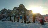 Trentino Skisunrise al Passo Rolle