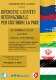 Difendere il diritto internazionale per costruire la Pace