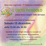 Candele di cera d'api in occasione della Festa di Santa Lucia