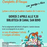 Caccia alle uova del coniglietto di Pasqua