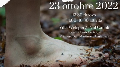 "Con la terra sotto i piedi", 23 ottobre 2022 in Val Canali