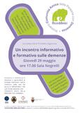 Incontro informativo e formativo sulle demenze a Primiero