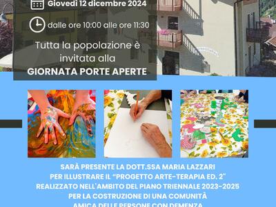 Apsp del Vanoi, giornata a porte aperte presso il Centro diurno il 12 dicembre