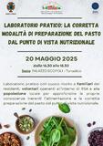 Laboratorio pratico sull’Alimentazione: il 20 maggio dalle 16.30 a Tonadico