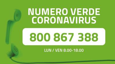 Informazioni Coronavirus: servizio attivo dal lunedì al venerdì, orario 8 - 18